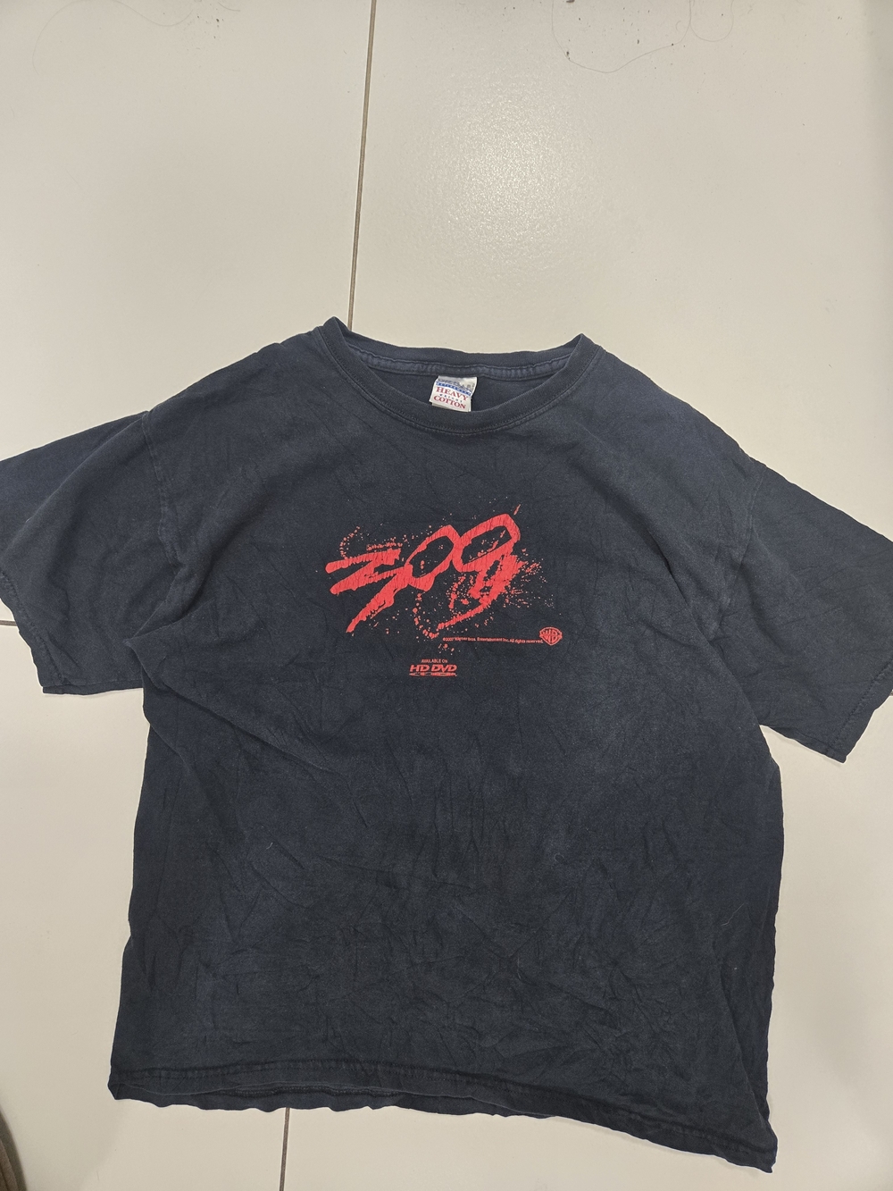 300 Movie DVD Promo Gildan Tee Size L
